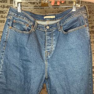 Levi’s | women Wedge skinny button fly denim jeans plus